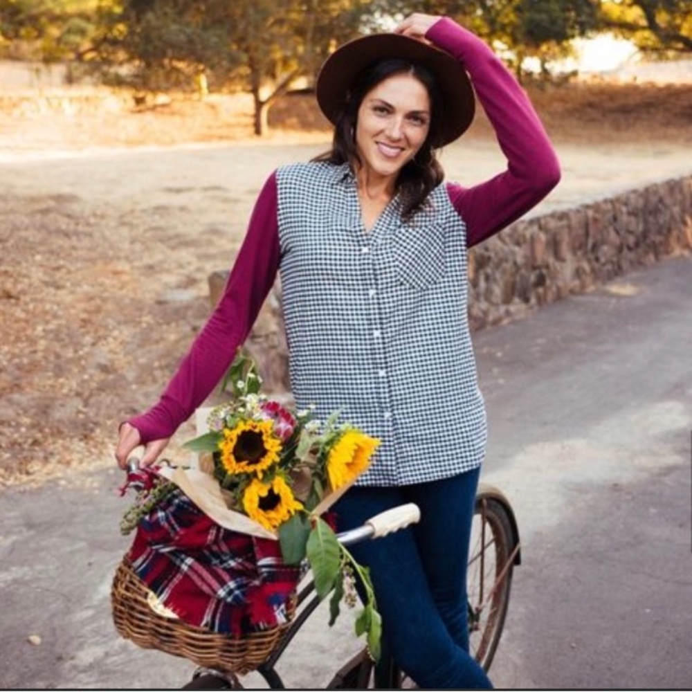 Betabrand Lumberjill Top